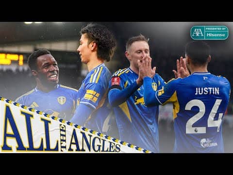 All The Angles as Leeds United hit three past Derby County in FA Cup