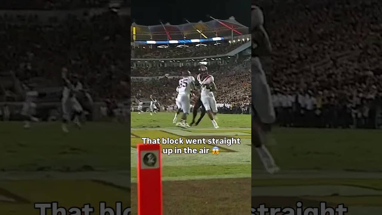 That was a perfect block 👏 #virginiatech #accfootball #collegefootball