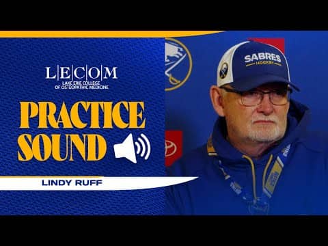 “We’ve Worked Hard To Get To That Place” | Lindy Ruff Talks Energy In The Arena, Injuries | Sabres