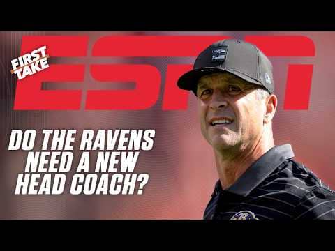 Is John Harbaugh to blame for Ravens downfall? Stephen A. says yes... | First Take