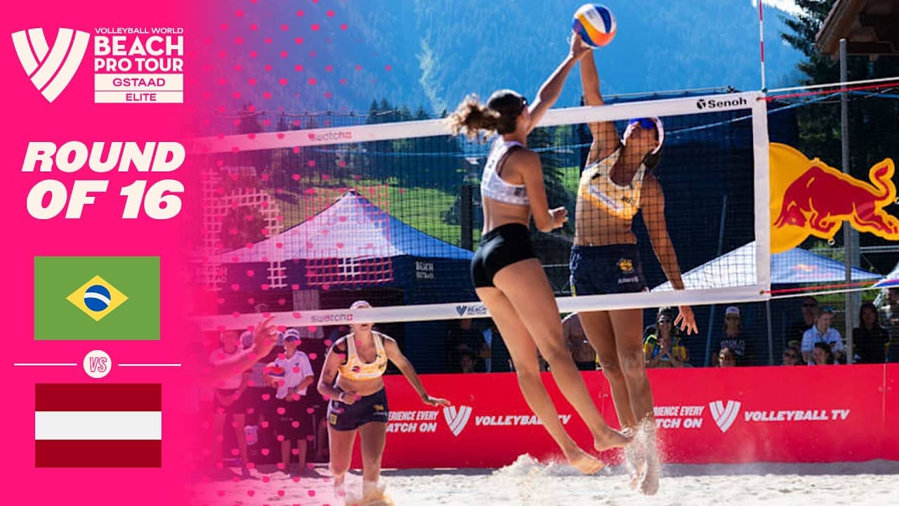 Ana Patrícia/Duda vs. Tina/Ēbere - Round of 16 Highlights | Gstaad 2026 #BeachProTour