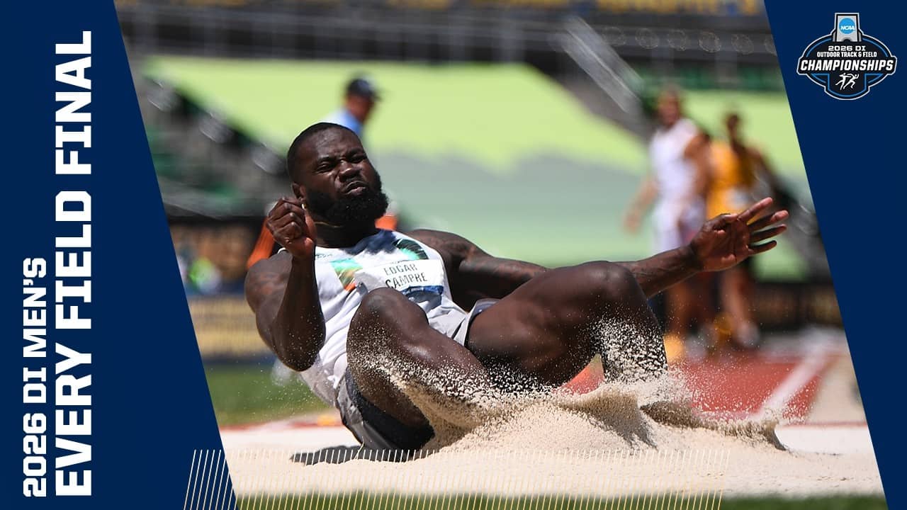 Every men's field final from the 2026 DI outdoor track and field championships