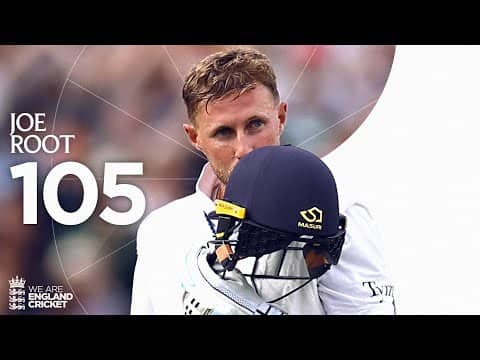 39th Test Hundred (and counting) 📈 | Joe Root Scores 105 at The Oval | England v India