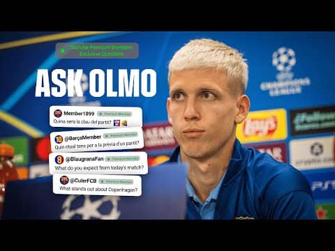 💬 OLMO ANSWERS THE PREMIUM QUESTIONS | FC BARCELONA 🔵🔴