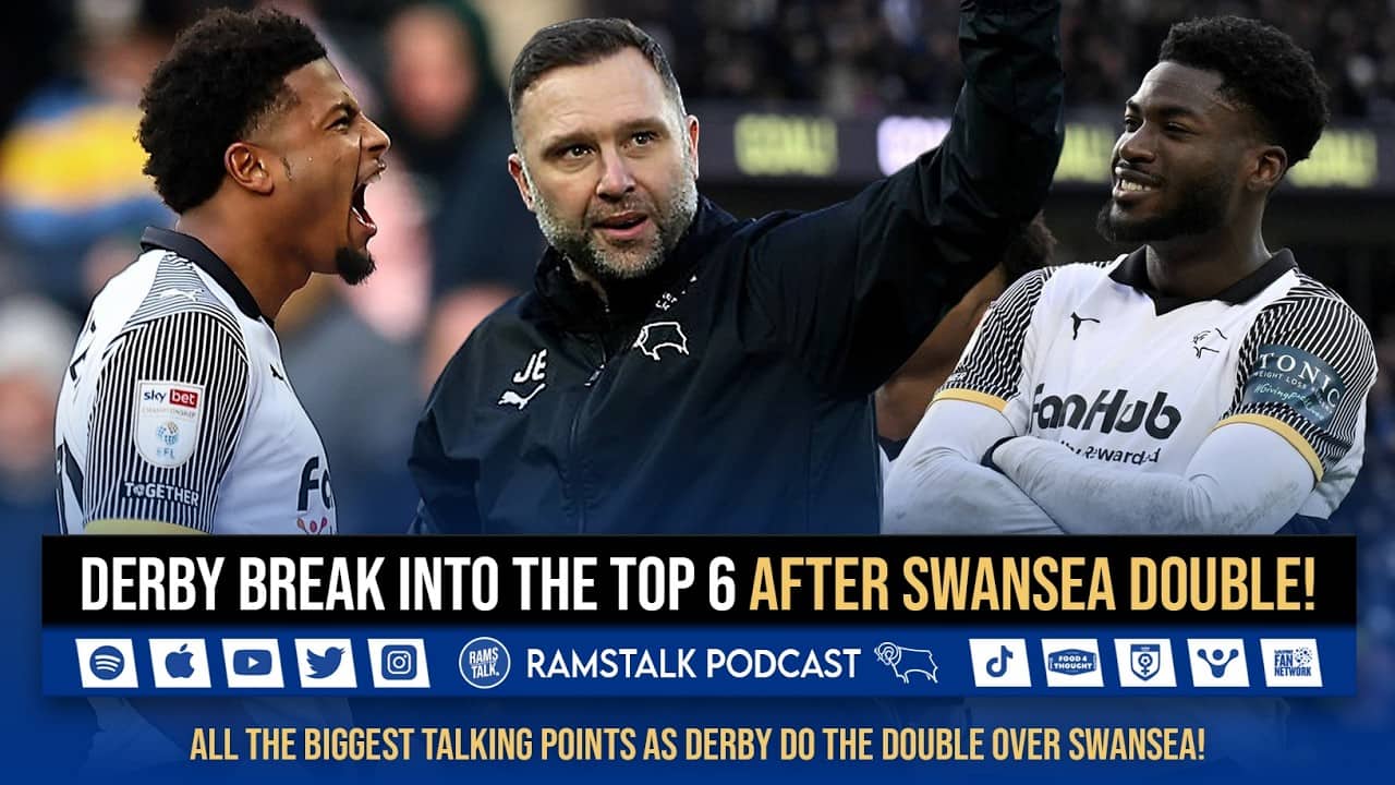 Derby Break Into The Top Six After Swansea Double!
