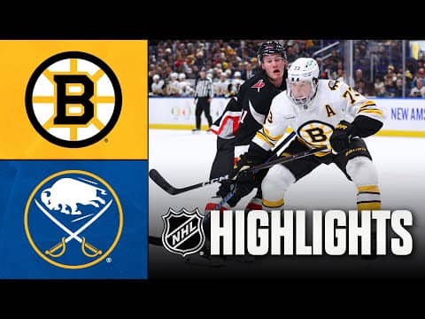 Bruins vs. Sabres | NHL Highlights | December 27, 2025