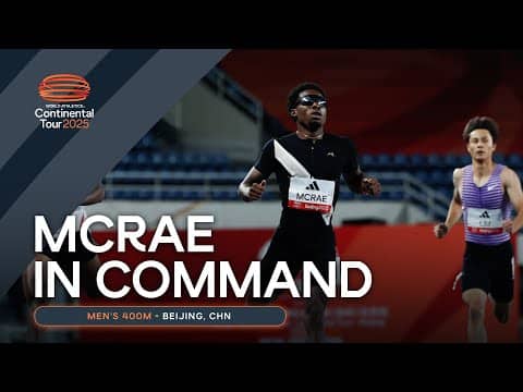 Controlling victory for Khaleb McRae in Beijing 😎  | Continental Tour Gold 2025