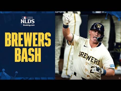 Andrew Vaughn's second home run of the NLDS gives the Brewers the LEAD in Game 5! 💪