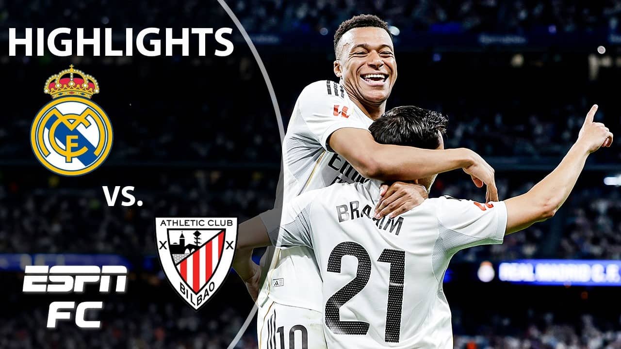 Real Madrid vs. Athletic Club | LALIGA Highlights | ESPN FC