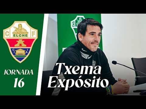RUEDA DE PRENSA | Txema Expósito habla sobre el Elche CF Femenino - CD Samper | Jornada 16