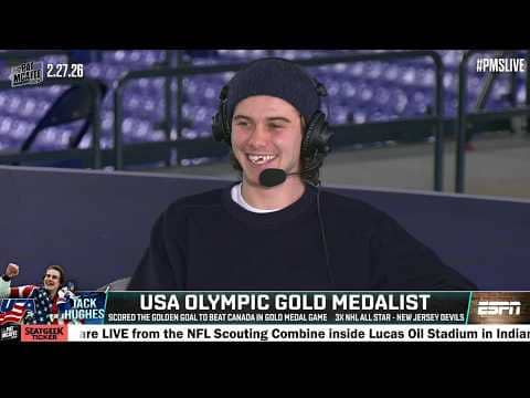 Jack Hughes discusses the US Olympic Hockey team's motto: Whatever it takes! | The Pat McAfee Show