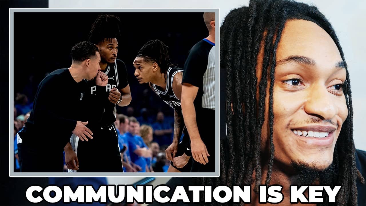 Devin Vassell on the Importance of Communication on the Road vs. OKC in Western Conference Finals