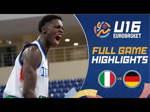 Italy 🇮🇹 vs Germany 🇩🇪 | Highlights | FIBA U16 EuroBasket 2025
