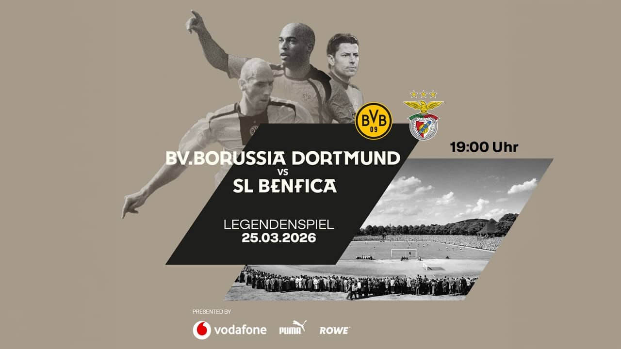 ReLive: Das Jahrhundertspiel reloaded! | BVB-Legenden vs. Benfica | 100 Jahre Stadion Rote Erde