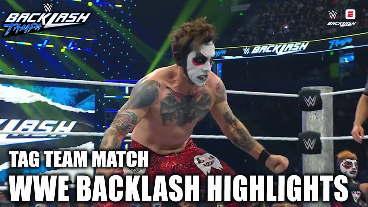 Danhausen and Minihausen vs. The Miz and Kit Wilson | Backlash Highlights | WWE on ESPN
