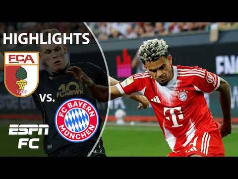 INTENSITY 🔥 Augsburg vs. Bayern Munich | Bundesliga Highlights | ESPN FC