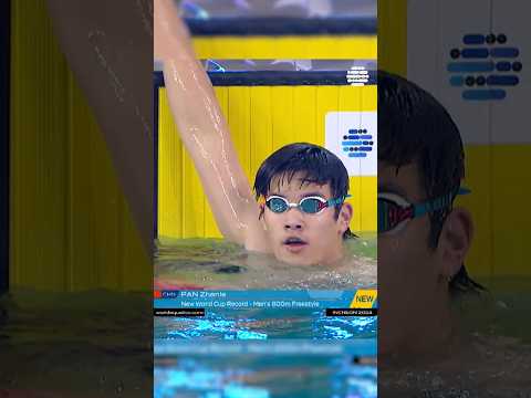 🇨🇳 Pan Zhanle Sets New World Cup Record Winning 800m Free!