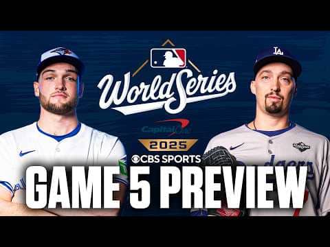 2025 MLB World Series Game 5 Preview: Dodgers vs Blue Jays | Who Holds the Advantage? 🤔