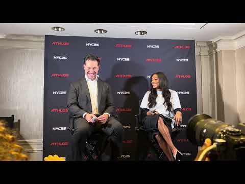 ATHLOS Press Conference: Alexis Ohanian, Tara Davis-Woodhall On Times Square Long Jump, 2026 League