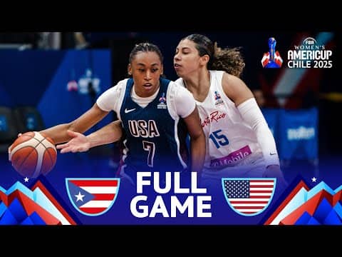 Puerto Rico v USA | Full Basketball Game | FIBA Women's AmeriCup 2025