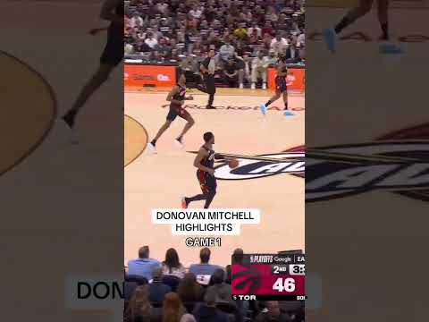 Game One Mitchell Madness. #cavsraptors #cleveland #donovanmitchell