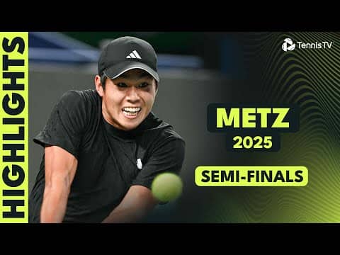 Norrie & Sonego Clash; Tien Battles Sachko I Metz 2025 Semi-Final Highlights