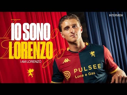 🇮🇹 IO SONO LORENZO | GENOA CFC NEW SIGNING | INTERVIEW 🎙️