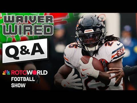 NFL Fantasy Football Q&A w/ RotoPat, Kyle Dvorchak (11/3/25) | Rotoworld Football Show | NBC Sports