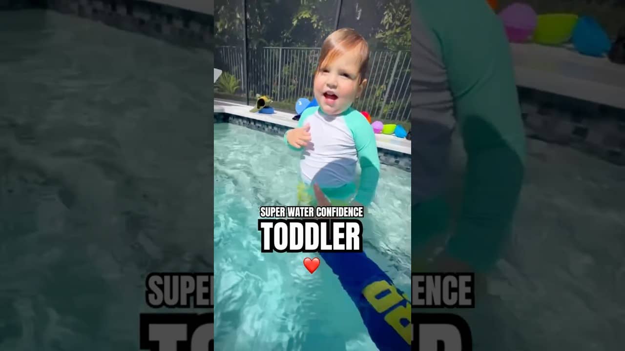 HE WANTED TO SWIM SO BAD!