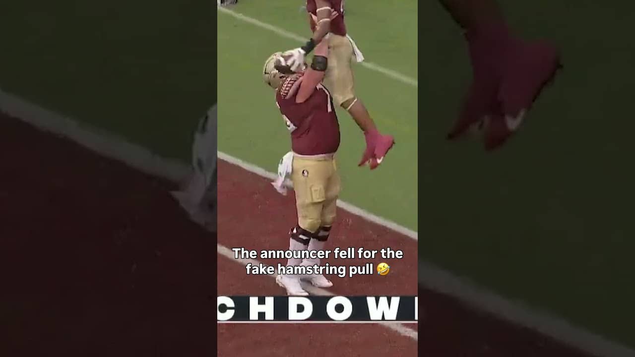 Wait until the end 😅 #floridastateseminoles #accfootball #collegefootball