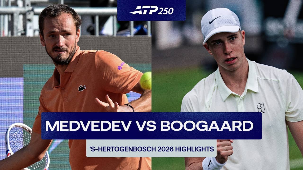 Daniil Medvedev vs. Thijs Boogaard Highlights | ‘s-Hertogenbosch 2026 Round 2