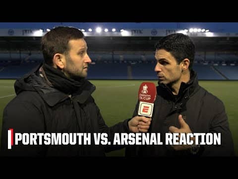 Mikel Arteta credits Arsenal players for taking initiative after FA Cup win vs. Portsmouth | ESPN FC