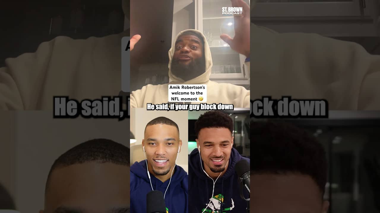 Amik Robertson’s first NFL play couldn’t have gone much worse 🤣