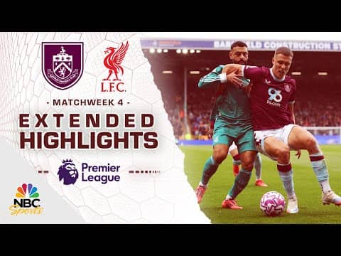 Burnley v. Liverpool | PREMIER LEAGUE HIGHLIGHTS | 9/14/2025 | NBC Sports
