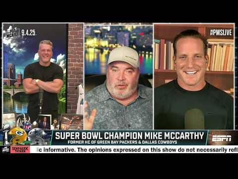 Mike McCarthy STILL BELIEVES in the Cowboys w/o Micah Parsons vs. the Eagles 👀 | The Pat McAfee Show