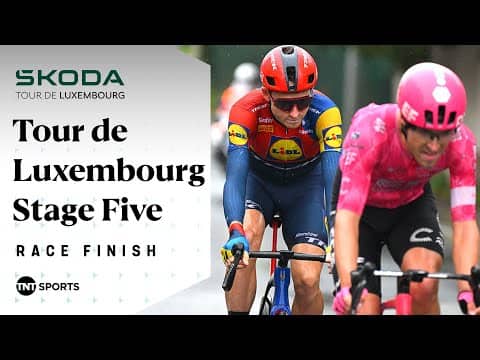 EXCELLENT PERFORMANCE💥 | 2025 Tour de Luxembourg Stage Five Race End | TNT Sports Cycling