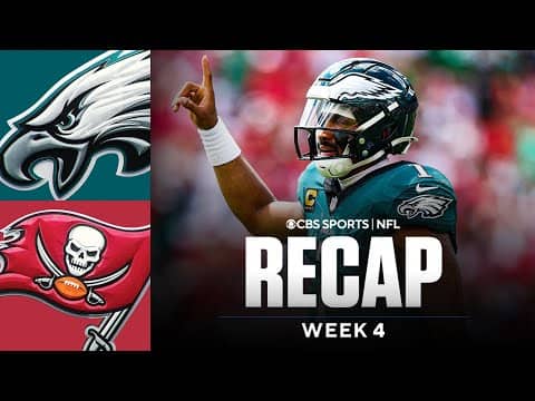 Eagles hold off Buccaneers' comeback bid, improve to 4-0 on season | Game Recap