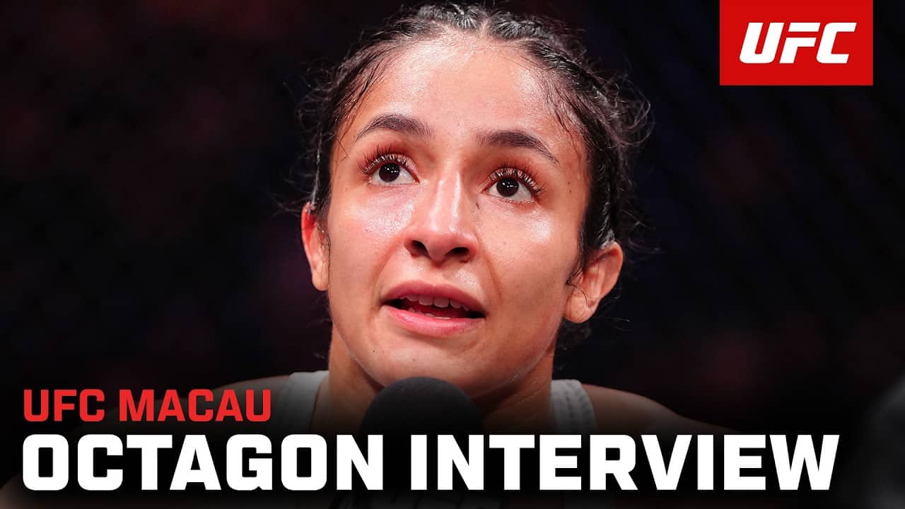 Jaqueline Amorim Octagon Interview | UFC Macau