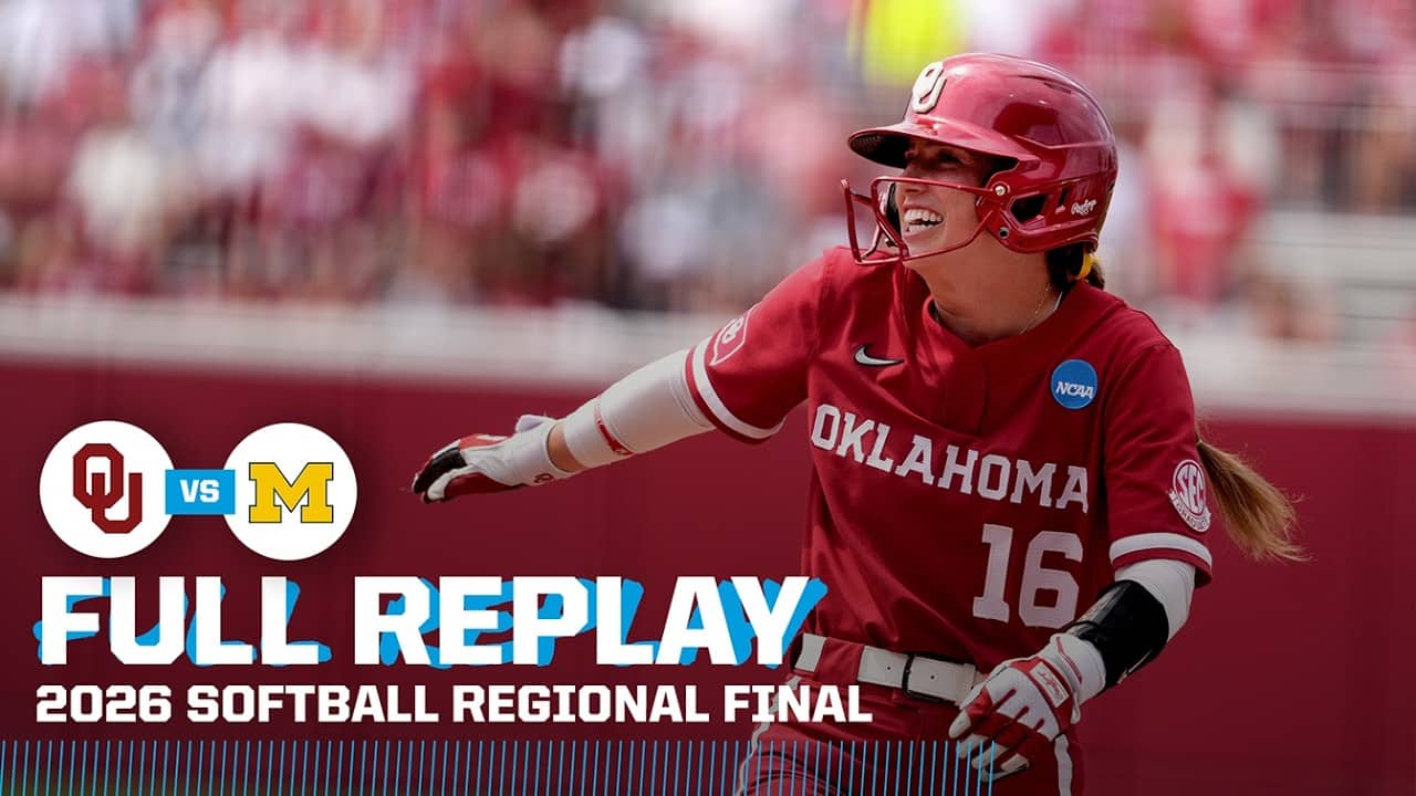 Oklahoma vs. Michigan: 2026 NCAA softball regional final | FULL REPLAY