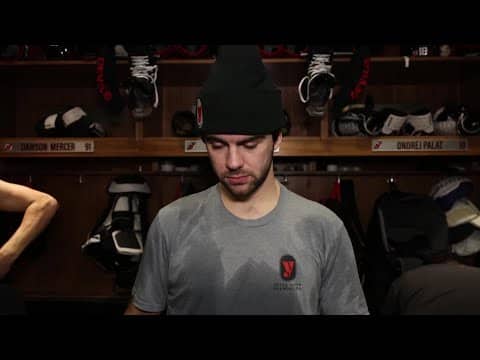 Hischier, Parent, Keefe speak ahead of hosting Tampa Bay