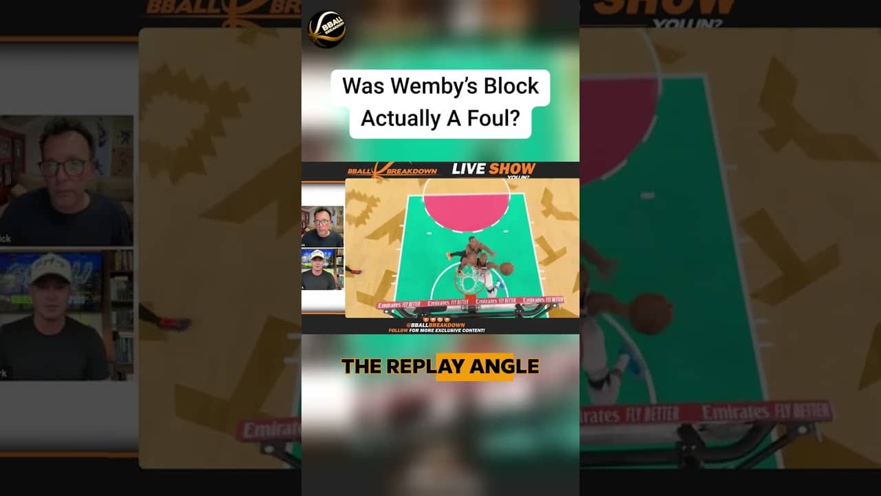 Why Wembanyama's Block Was the Right No-Call (A Referee Breaks It Down)