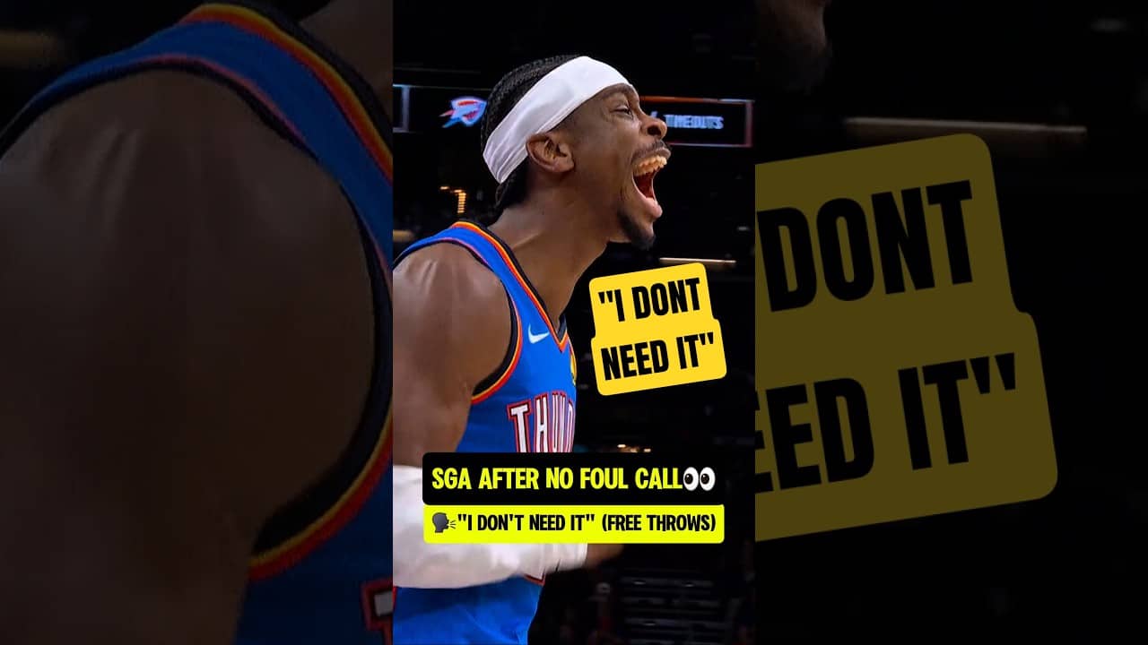 SGA says he DOESN'T need free throws👀