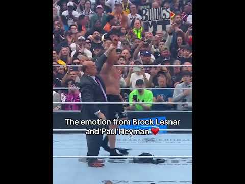 Lesnar and Heyman ❤️ #WrestleMania