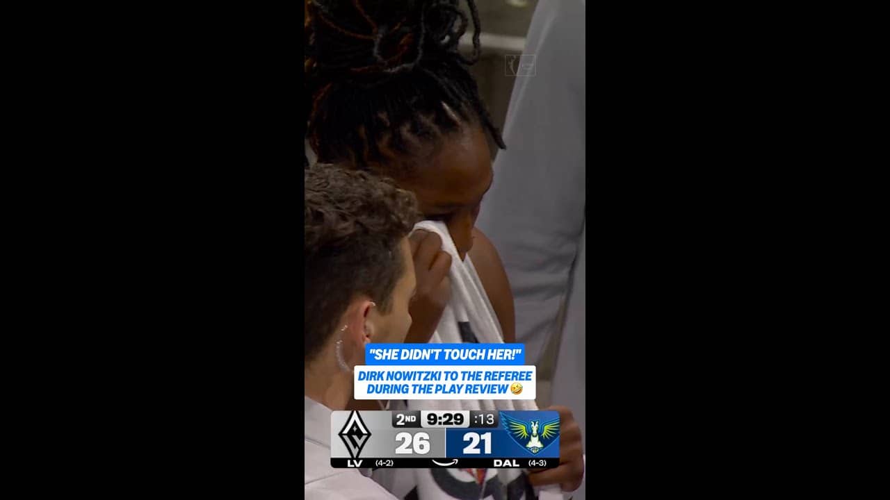 DIRK NOWITZKI PLEADING WITH WNBA REFS