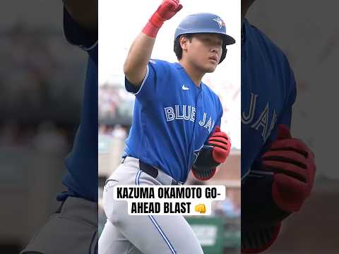 Front row view of Kazuma Okamoto’s home run 🍿 #MLB #BlueJays #Toronto