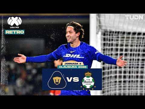 REVÍVELO: ¡Pumas aplasta con doblete de Jordan Carrillo a Santos! CL-2026 J4 | TUDN