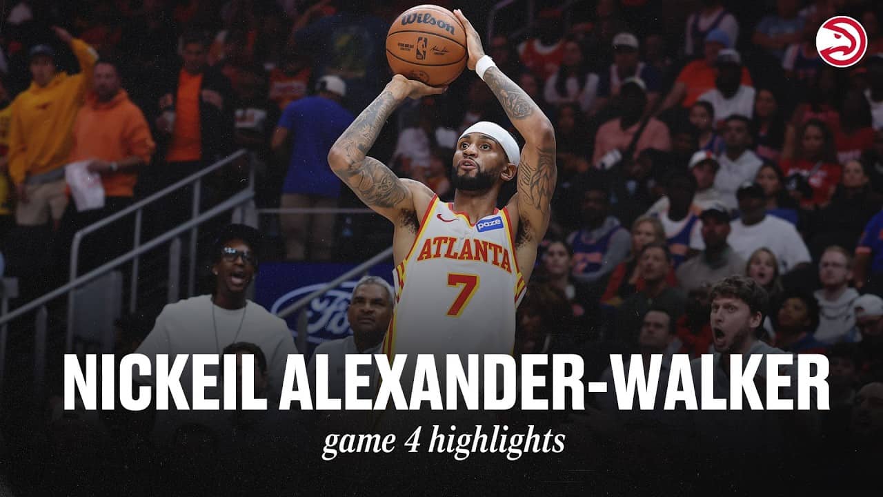 Nickeil Alexander-Walker scores 15 points on 5 threes for Hawks in Game 4