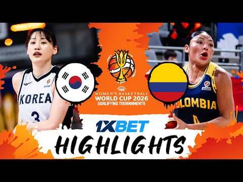 Korea 🇰🇷 v Colombia 🇨🇴 | Highlights | #FIBAWWC 2026 Qualifying Tournament