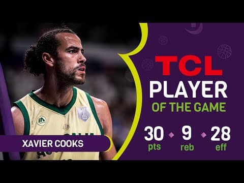 Xavier Cooks (30 PTS) | TCL Player Of The Game | AUS 🇦🇺 vs CHN 🇨🇳 | FIBA Asia Cup 2825