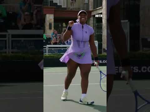 LET HER COOK 👩‍🍳🔥 #WTA #ATXOpen #TaylorTownsend #tennis